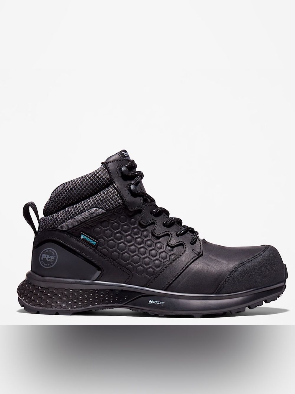 Timberland Women's Reaxion Composite Toe Waterproof Work Boot Black